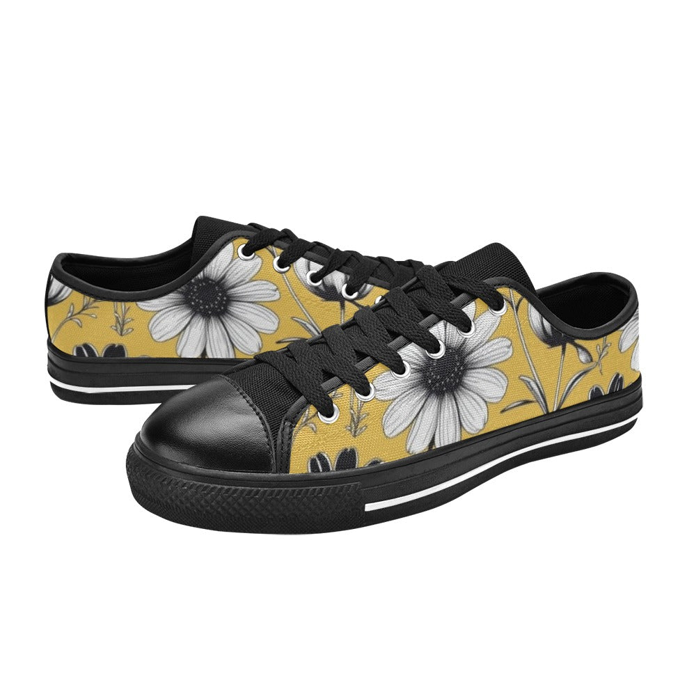 Yellow Blossom Low — Black