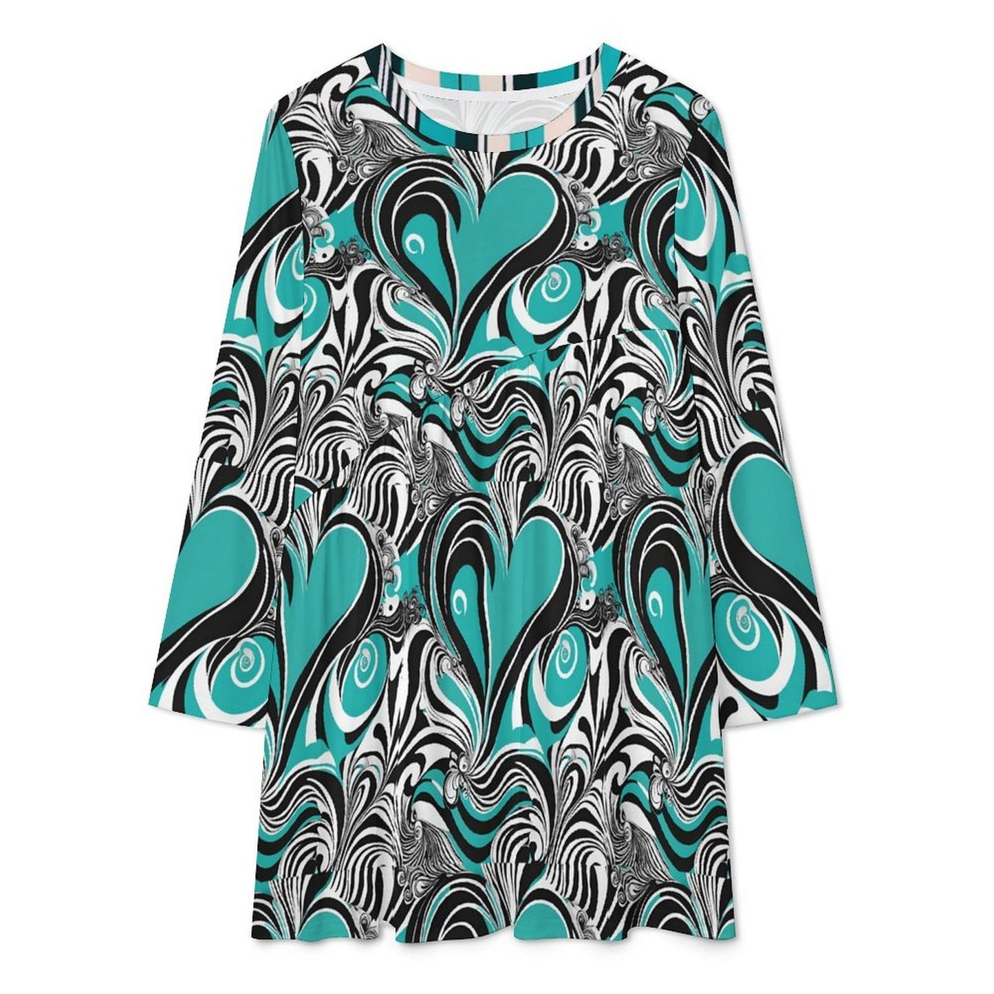 Flowing Heart Dress