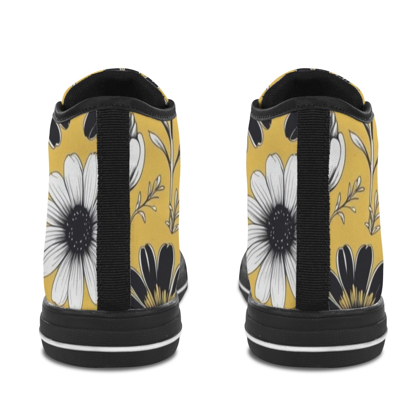 Yellow Daisy High Top