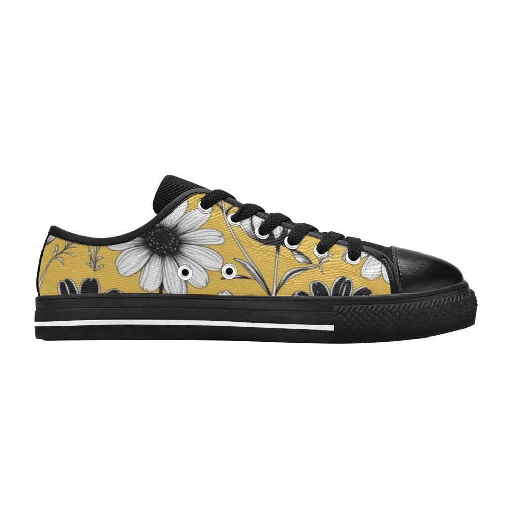 Yellow Blossom Low — Black