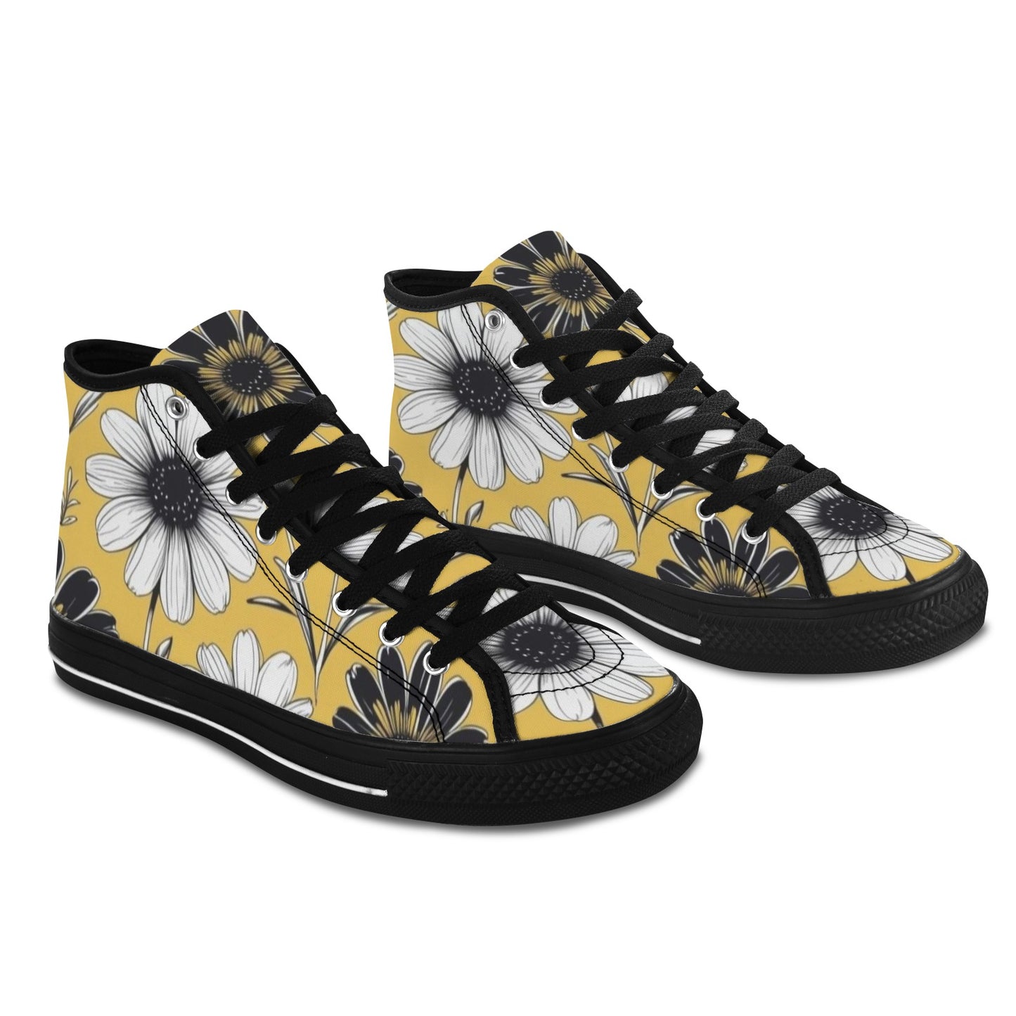 Yellow Daisy High Top