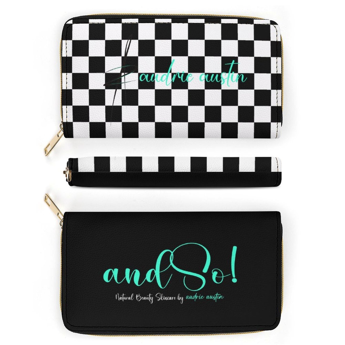 Check Mate Wallet Leather Wallet