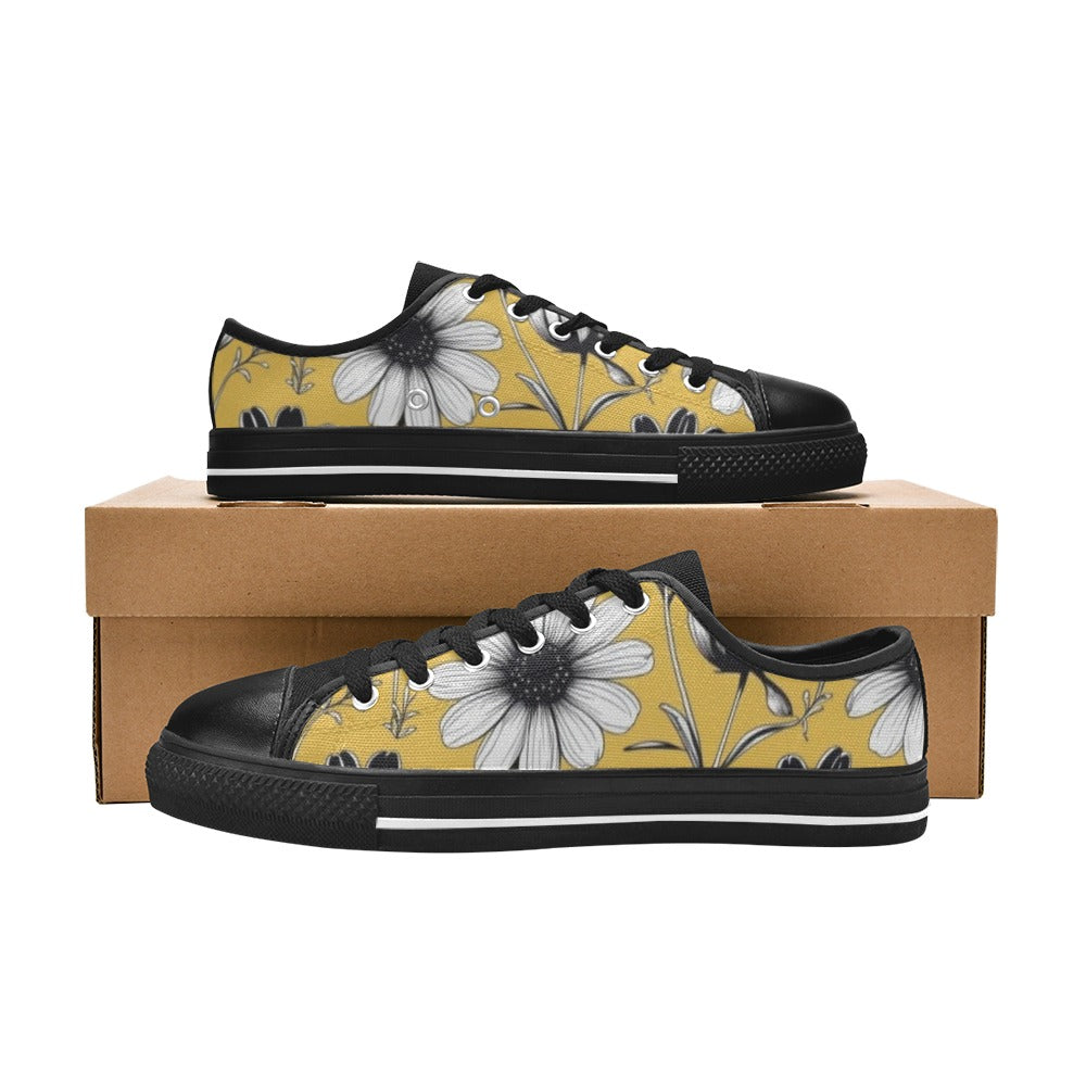 Yellow Blossom Low — Black